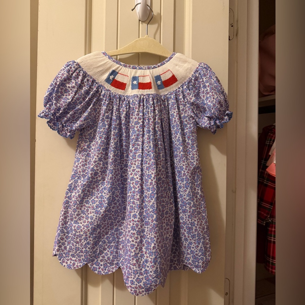 Poppy Kids Co - Texas Flag Dress - size 2T - great condition!